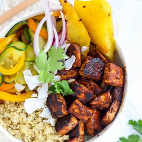 HAWAIIAN BBQ TOFU BOWLS